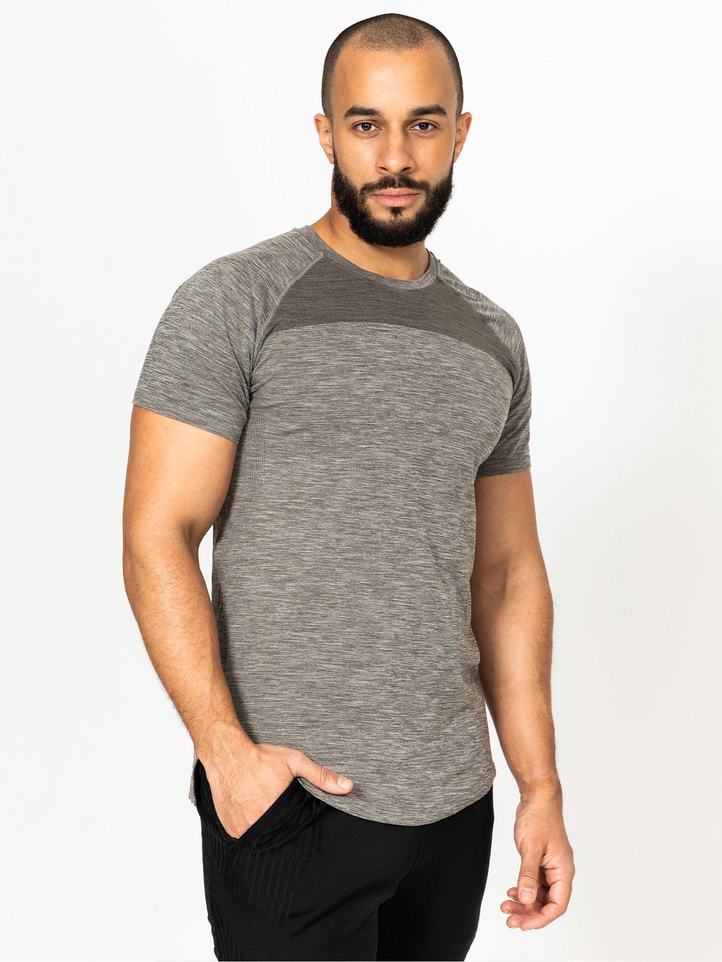 Ares Seamless Tee - Green - Movement Revolution